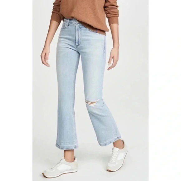 NWT Citizens Of Humanity Tailyn Mid Rise Flare Jeans Denim In Played Out Blue - Picture 11 of 12